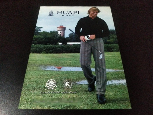 (pf430) Publicidad Huapi Golf * Mario Gerci