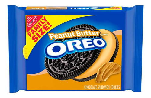 Nabisco Oreo Galleta Peanut Butter Creme 482g