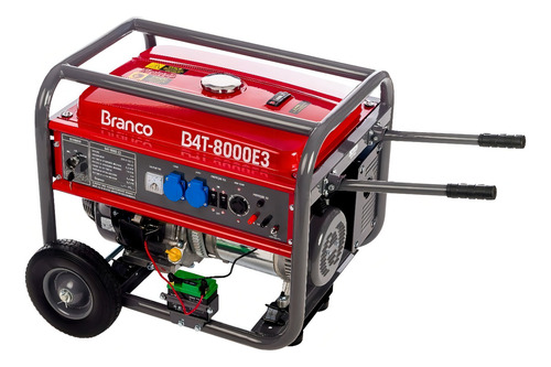 Gerador portátil Branco B4T-8000 E3 8 kW trifásico com tecnologia AVR 220V