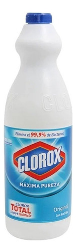 Blanqueador Clorox Máxima Pureza 9 Piezas De 930 Ml