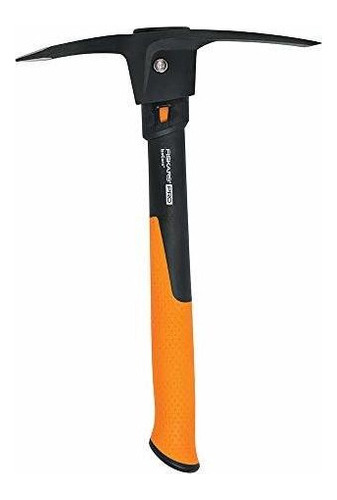 Fiskars 751220-1001 Pro Isocore Pick/mattock, 1.5 Lb, Naranj