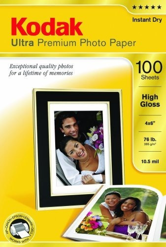 Alto... 4 X 6 Pulgadas Papel Fotográfico Kodak  Premium 