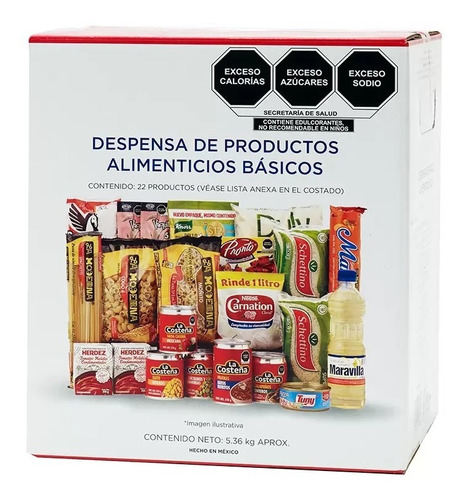 Despensa Básica Completa Empresarial 22 Pz Económica Factura