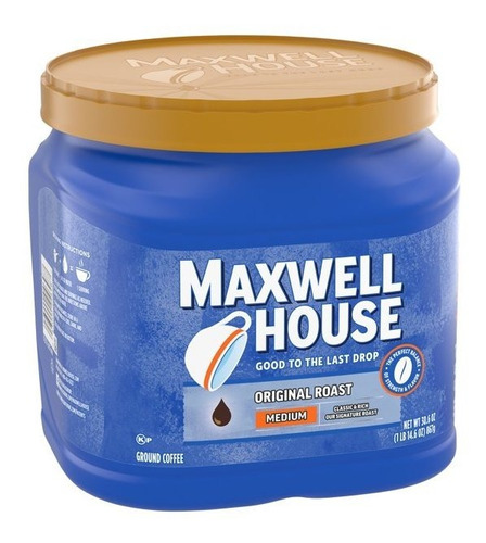 Café Maxwell House Molido Medio 867 Grs.