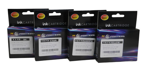 Kit 4 Cartuchos Genéricos Para Impre Epso T33 T1110 Tx515fn 