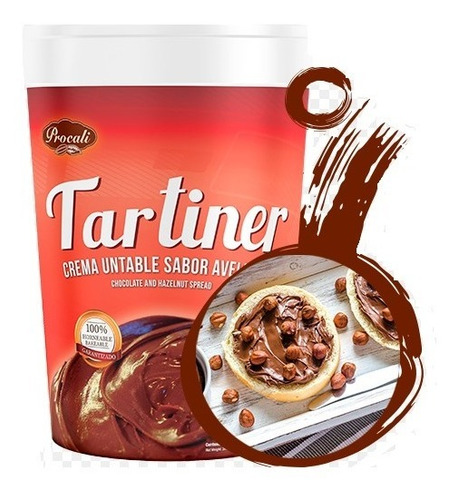 5 Kg De Crema De Avellana Horneable Y Untable Tartinier