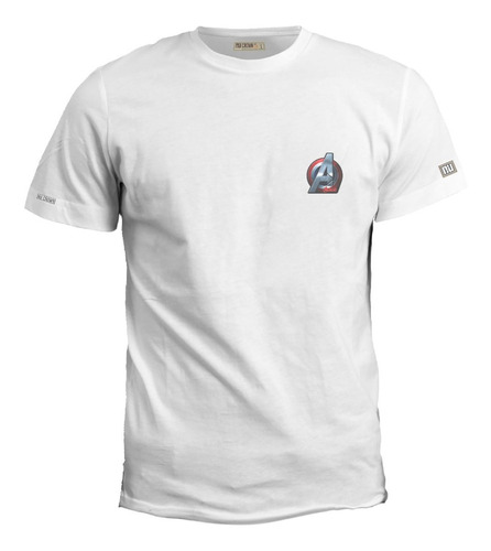 Camiseta Capitán América Avengers Logo Hombre Phc 