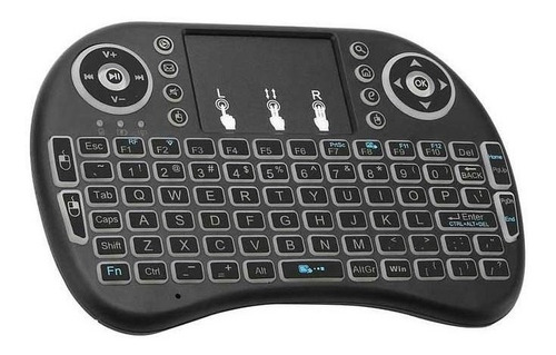 Mini Teclado Inalambrico Retroiluminado Led Smarttv