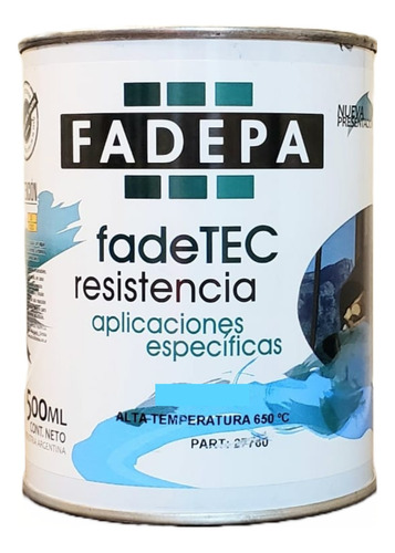 Esmalte Para Motores Caños De Escape 500 Cm3 Fadepa