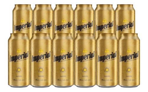 Cerveza Imperial Lager Lata 473ml Pack X12 Fulescabio Oferta