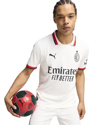 Camiseta Puma Ac Milán Away 2024/2025 Hombre Fútbol Blanco