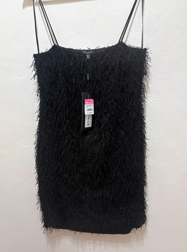 Vestido Flecos Studio F Talla 14 Nuevo Con Msi