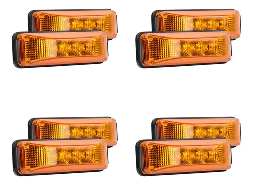 Remolque Para Camión, 8 Piezas, 24 V, 3.9 Pulgadas, 3 Led, L