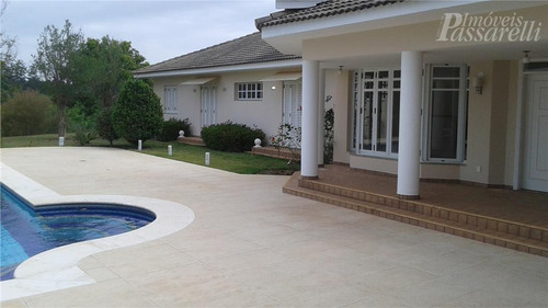 Casa Com 4 Dormitórios À Venda, 600 M² Por R$ 5.000.000,00 - Condomínio Village Sans Souci - Valinhos/sp - Ca1651
