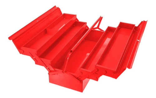 Caja De Herramientas Metálica Bahco 53x22x20cm Fuelle Color Rojo