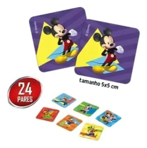 Jogo Da Memoria Disney Junior Mickey 8004 Toyster