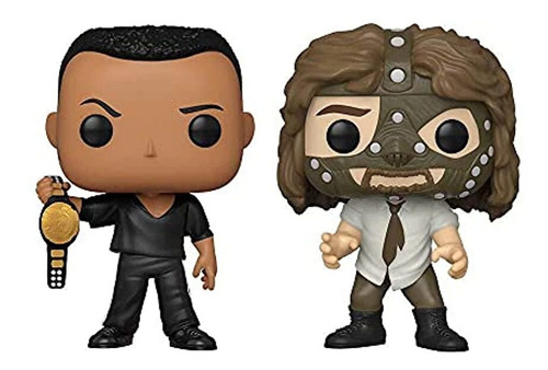 Funko Pop! Wwe: The Rock Vs Mankind (2 Unidades)