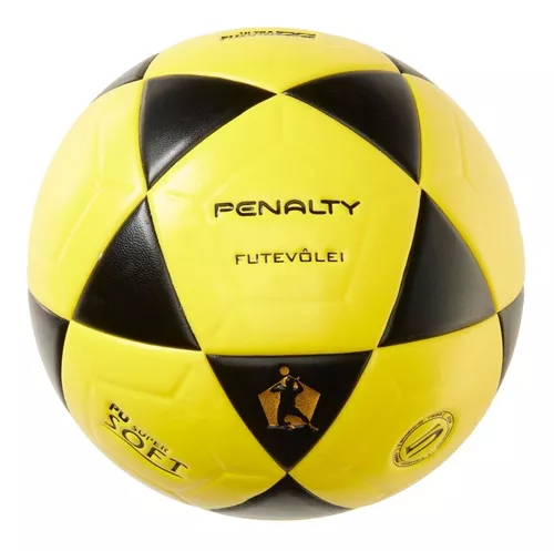 Bola Futevolei Xxi - unissex - amarelo+preto, Penalty, Volley, AML/PTO