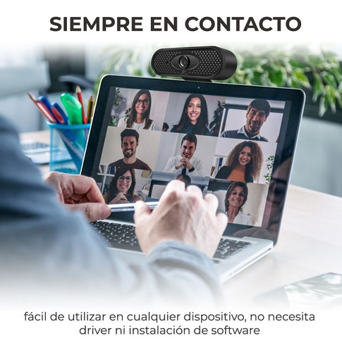 Webcam Usb Para Computadora 720p Hd Con Micrófono