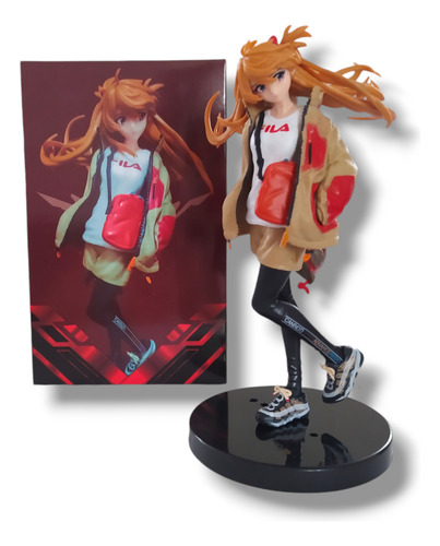 Figura Anime Accion Evangelion Asuka Langley Casual