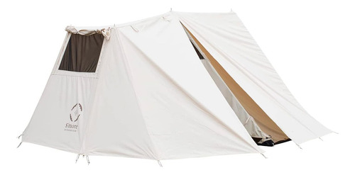 Smore Rooflet Canvas Porch Tent, 3 Person Glamping Tent, Wa. Color Rooflet Porch Tent