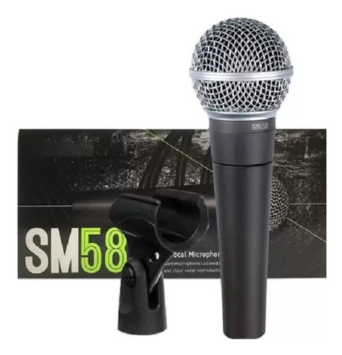 Micrófono Shure Sm58-lc Dinamico Cardioide Vocal Original 