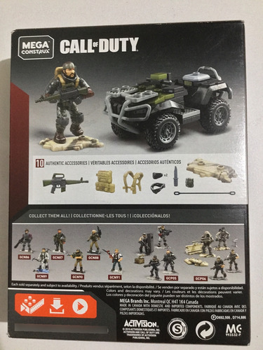 Mega Construx Call Of Duty Atv Raid 116