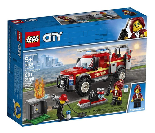 Lego City: Camion De Intervencion De La Jefa De Bomberos