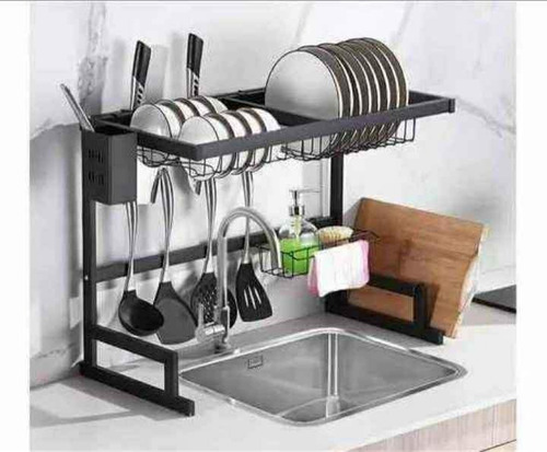 Organizador De Platos Escurridor De 65cm Acero Inoxidable