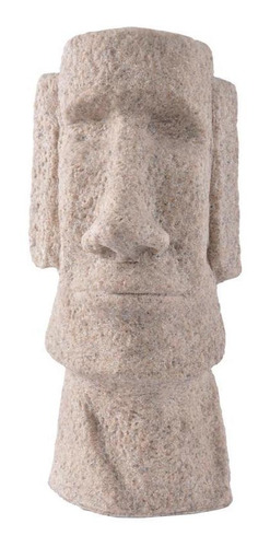 1 Estatua De Moai, Escultura De Arenisca Tallada A Mano, Art