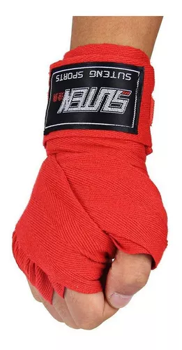 Tobilleras Venum Muay Thai/Kickboxing Rojo (Par) > Envío Gratis