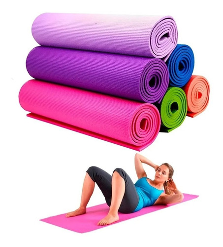 Alfombra De Ejercicios Yoga Fitness Camping Pilates 