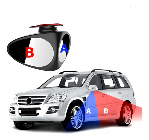 Para Espejo Retrovisor De Punto Ciego Ajustable Para Coche,
