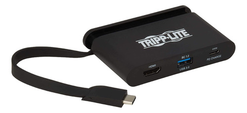 Hub Usb-c De Tripp Lite Con Hdmi 4k, Usb-a, Carga Pd Usb-c (