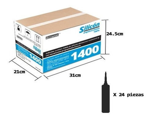 Silicon Acetica 100% Arquitecnico X24-finotech 1400-transp.