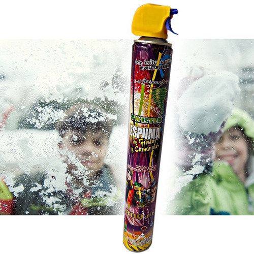 Imagen 2 de 4 de Espuma Artificial Carvanal Nieve Fiestas Navidad Hora Loca