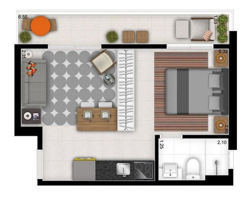 Imagem 13 de 14 de Studio Residencial Para Venda, Centro, São Paulo - St6870. - St6870-inc