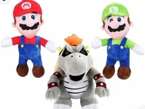 Comprar Peluche Súper Mario Bros + Bowser + Luigi Envio Gratis
