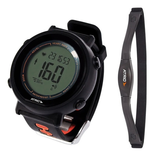 Relógio Monitor Cardíaco Atrio Fortius Es049 Calorias Cinta