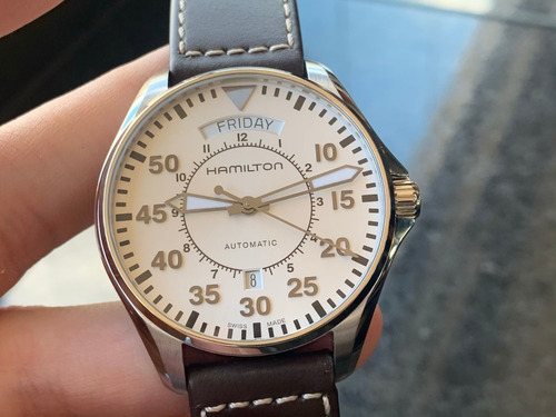 Relógio Hamilton Khaki Aviation Pilot Automatic H64615555
