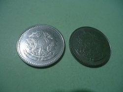 Moneda; (10) Cruzeros. 1987/1988