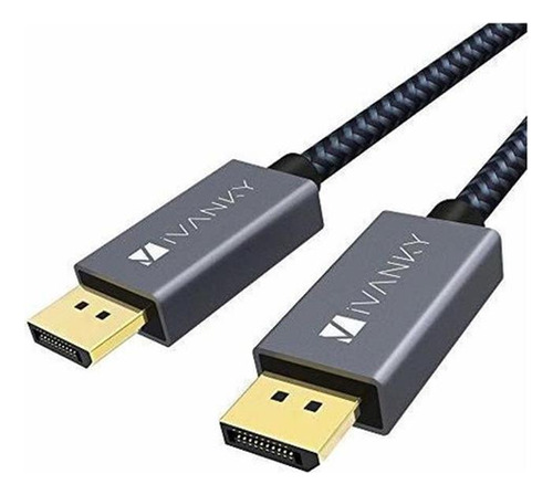 Ivanky Cable Trenzado De Nailon Displayport A Displayport  C