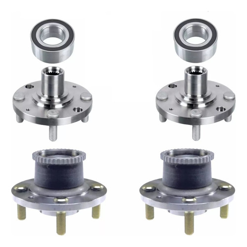 Mazas Traseras Y Delanteras Abs Chevrolet Aveo 2008-2017
