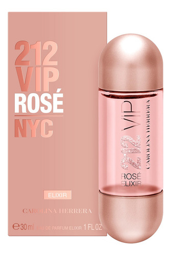 Perfume Importado Feminino 212 Vip Rosé - Edp - 30ml - Carolina Herrera - Original Lacrado Com Selo Adipec E Nota Fiscal Pronta Entrega 100% Original