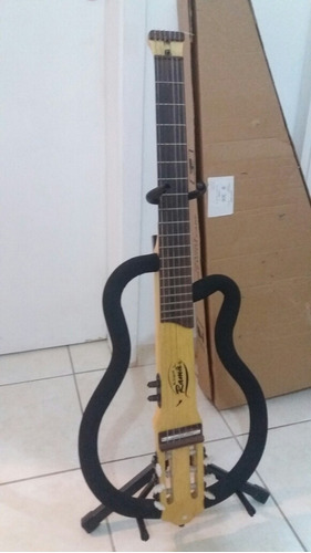 Violão Vazado Ramá Nylon Elétrico 