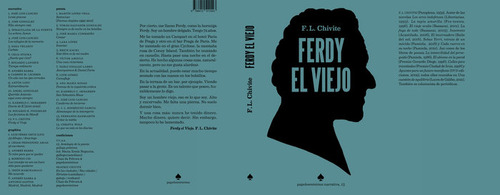 Ferdy El Viejo, De Chivite, Fernando Luis. Editorial Papeles Minimos Ediciones, Tapa Blanda En Español