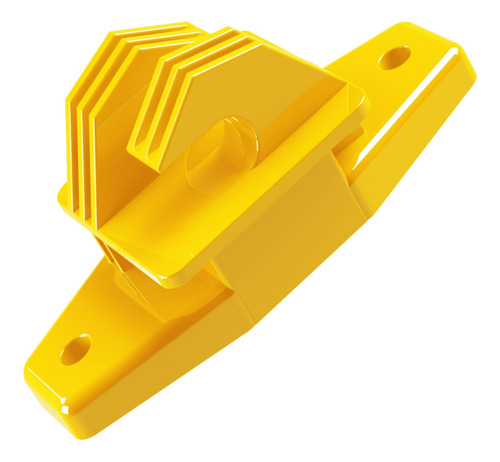 Isolador Tipo W Amarelo Cerca Elétrica - Pacote 200 Unidades