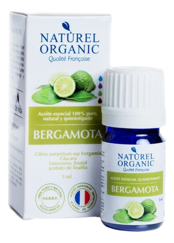 Aceite Esencial Naturel Organic Bergamota Corporal Difusor 