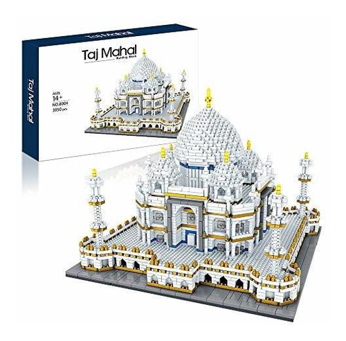 Arquitectura Taj Mahal Micro Blocks 3950 Piezas Kit De Con