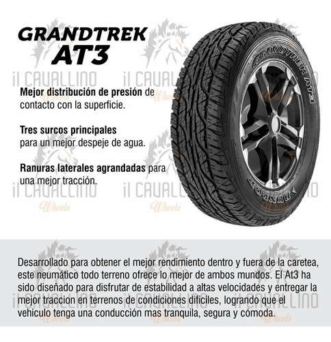 Neumatico Dunlop At3 245 75 R16 Radial A/t 114s Cavallino